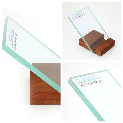 8.76mm A Grade Clear Impact Resistant Laminated Glass สําหรับกําแพงม่านประตูหน้าต่าง