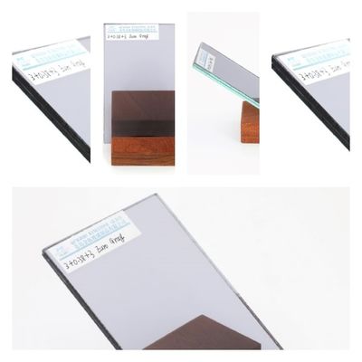 ยูโรสีเทา ความปลอดภัย กระจกต่อต้านแรงกระแทกกระจก laminated สําหรับส่วนแยก / balustrade