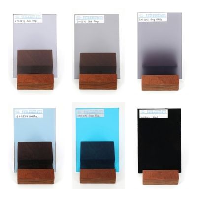 ปรับปรุงแบบยูโร สีเทา สีน้ําเงิน สีกระจก laminated กันอากาศ ความหนา 6.38 มม