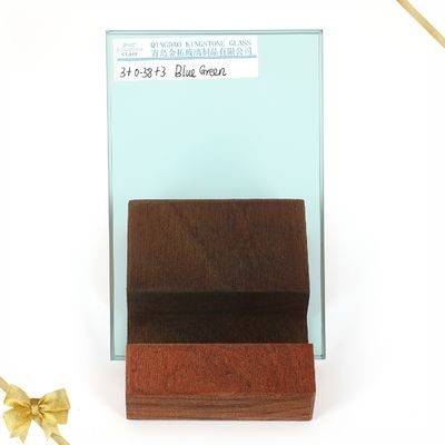 โครงการแก้ไข ประตูความปลอดภัย กระจก laminated ในขนาดการตัดขนาดเล็ก Pvb ความหนา 0.38mm